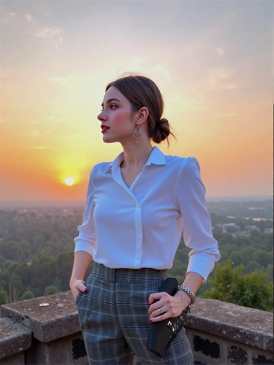 Однотонные приталенные рубашки в корейском стиле, блузки, рабочие топы для женщин, осенняя одежда, эластичные, теплые, нейтрального оранжевого цвета, для вечеринок
Однотонные приталенные рубашки в корейском стиле, блузки, рабочие топы для женщин, осенняя одежда, эластичные, теплые, нейтрального оранжевого цвета, для вечеринок