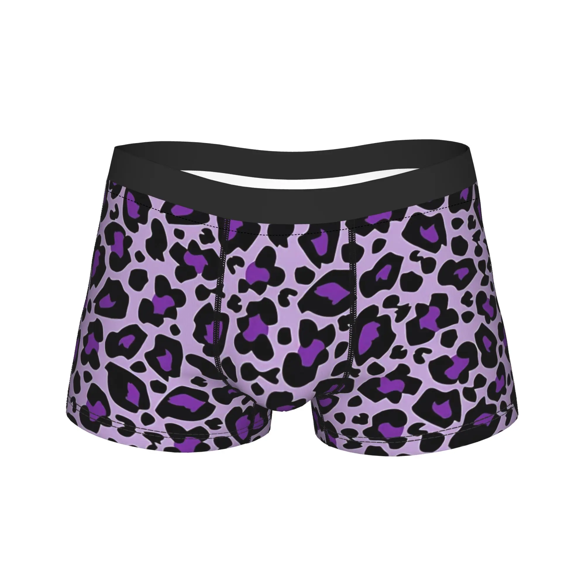 Leopard Print Bright Purple Underwear Printing Boxershorts High Quality Men's Panties Elastic Boxer Brief Gift
Leopard Print Bright Purple Underwear Printing Boxershorts High Quality Men's Panties Elastic Boxer Brief Gift