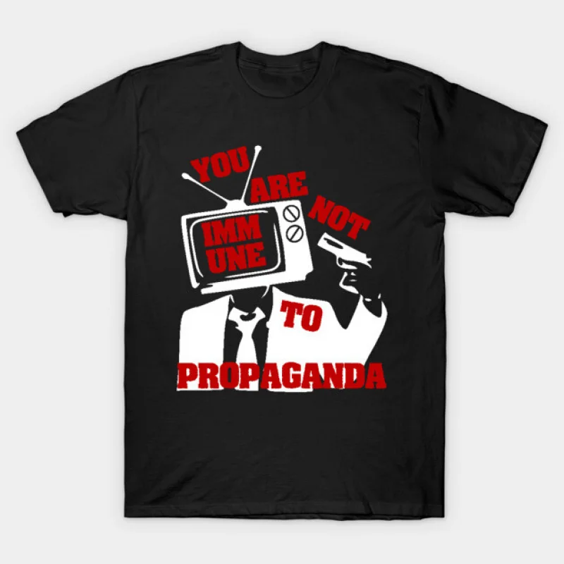 0529 Retro Sic-Fi They Live Brainwash Gift T Shirt You Are Not Immune To Propaganda Graphic clothes US Size Tee S-6XL
0529 Retro Sic-Fi They Live Brainwash Gift T Shirt You Are Not Immune To Propaganda Graphic clothes US Size Tee S-6XL