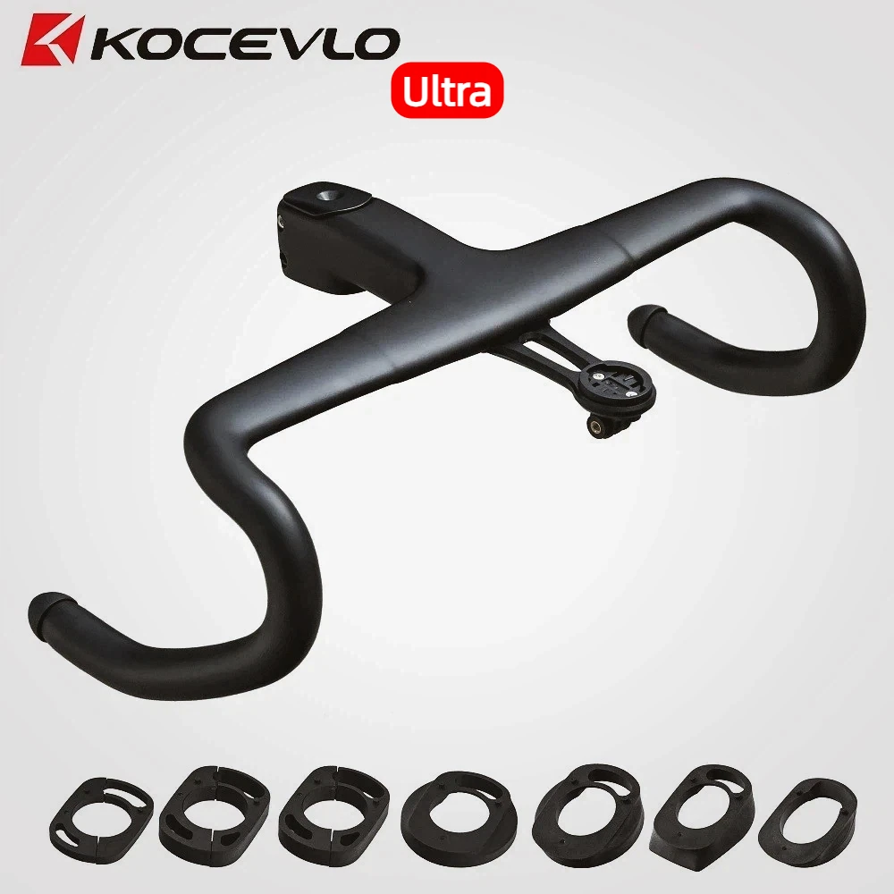 KOCEVLO Ultra SES Gravel Carbon Fiber Manillar Integratedo One-Piece Barstem Handlebar with Internal Cables For 28.6mm Fork, K05
KOCEVLO Ultra SES Gravel Carbon Fiber Manillar Integratedo One-Piece Barstem Handlebar with Internal Cables For 28.6mm Fork, K05