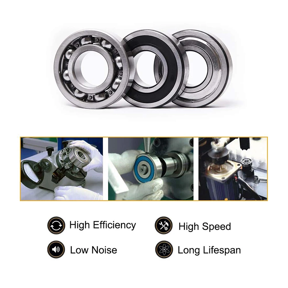 10 Pcs Precision Stainless Steel Bearings Sealed Deep Groove Ball 6003RS Wheel Replacement Industrial Equipment Long Lasting
10 Pcs Precision Stainless Steel Bearings Sealed Deep Groove Ball 6003RS Wheel Replacement Industrial Equipment Long Lasting