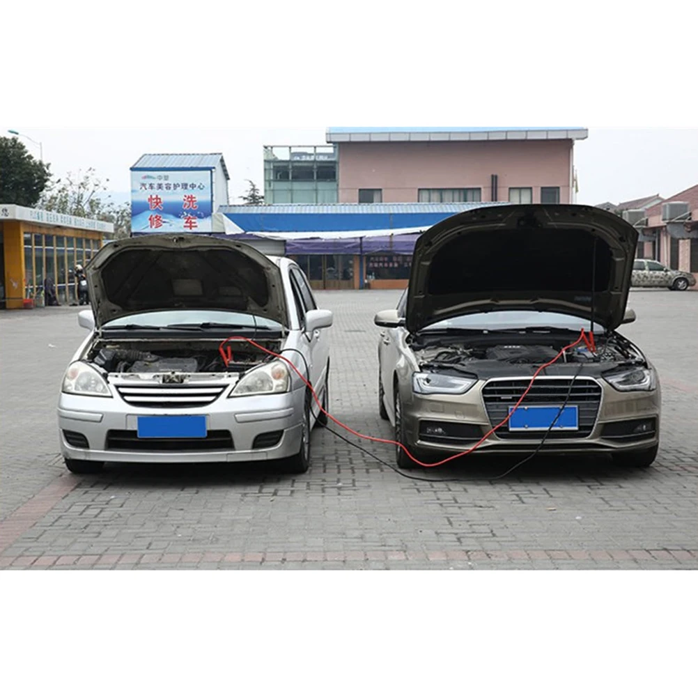 Emergency Power Cord 300x08x08cm Black Red Booster Jumper SUV Car Heavy Duty Copper PVC Flexible Storage 1800A
Emergency Power Cord 300x08x08cm Black Red Booster Jumper SUV Car Heavy Duty Copper PVC Flexible Storage 1800A