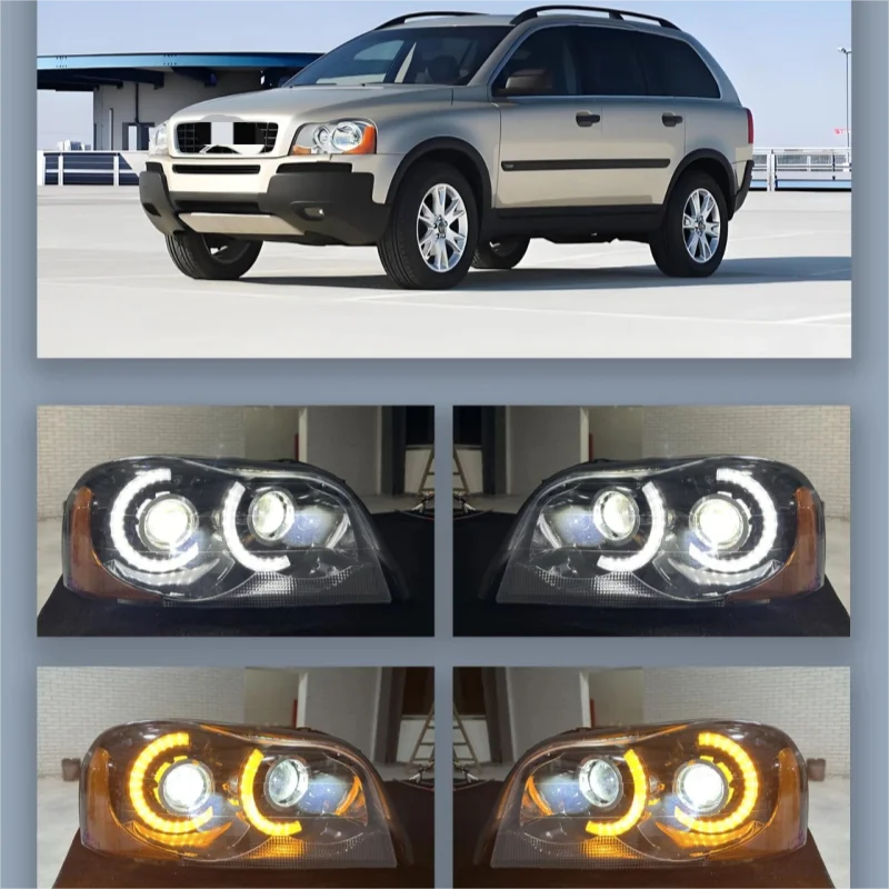 1 шт. передняя светодиодная фара автомобиля для Volvo XC90 2004-2013, прозрачная светодиодная фара
1 шт. передняя светодиодная фара автомобиля для Volvo XC90 2004-2013, прозрачная светодиодная фара