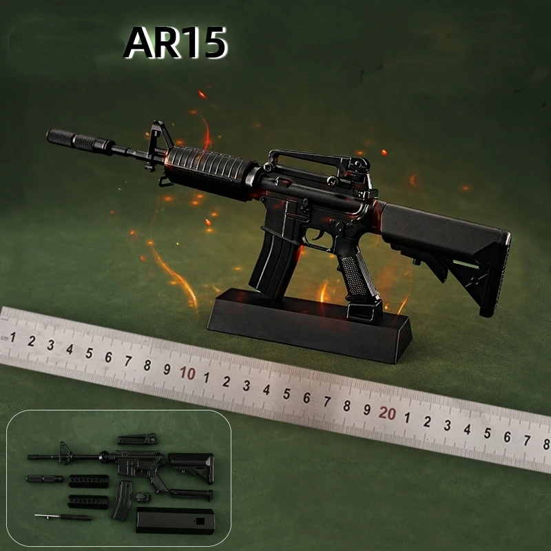 Gun Toy Model AR15 Rifle, 1:3 Alloy Disassembleable Toy Gun Model, Non-Firing Metal Military Replica for Kids or Collectors
Gun Toy Model AR15 Rifle, 1:3 Alloy Disassembleable Toy Gun Model, Non-Firing Metal Military Replica for Kids or Collectors