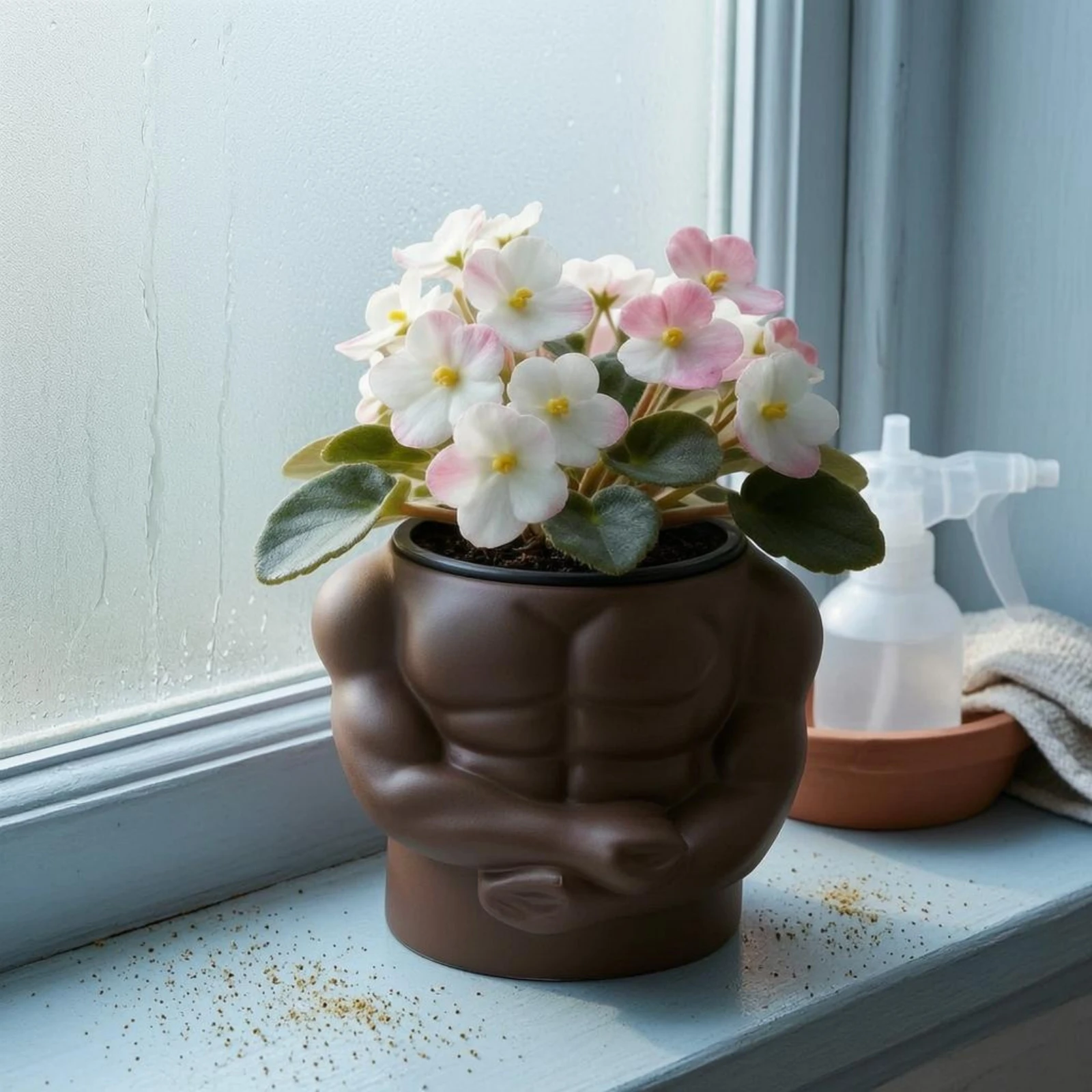 Muscle Flower Pot Compact Torso Planter Body Planter Indoor Balcony Plant Holder Minimalist Design
Muscle Flower Pot Compact Torso Planter Body Planter Indoor Balcony Plant Holder Minimalist Design