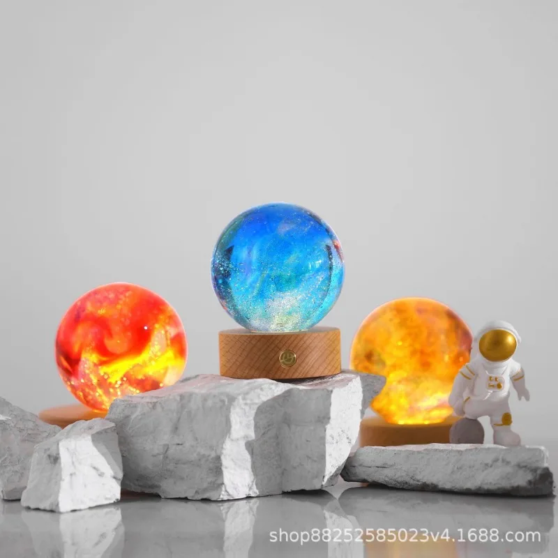 Home Decor Creative Colorful Glazed Ball Ornaments Healing Crystal Ball Night Light Desktop Decoration Christmas Birthday Gift
Home Decor Creative Colorful Glazed Ball Ornaments Healing Crystal Ball Night Light Desktop Decoration Christmas Birthday Gift