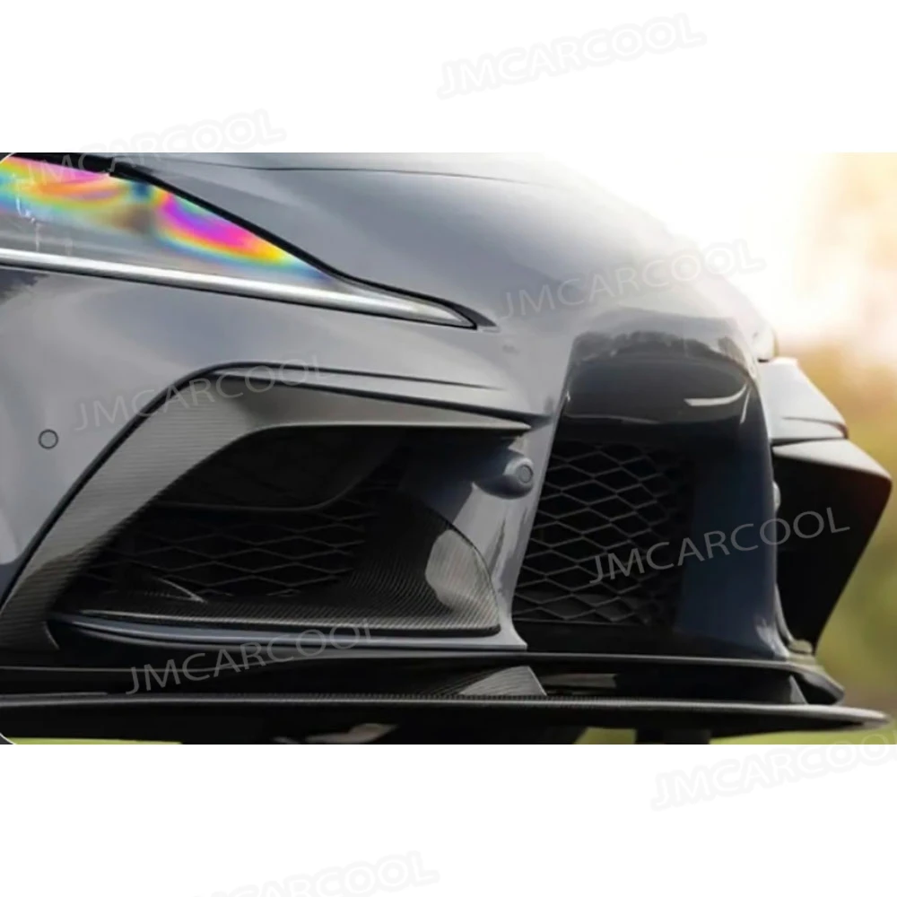 For Toyota SUPRA A90 A91 MK5 J29 2020-2025 Dry Carbon Fiber Front Bumper Air Vent Cover Canards Spoiler Splitter Fins Canards
For Toyota SUPRA A90 A91 MK5 J29 2020-2025 Dry Carbon Fiber Front Bumper Air Vent Cover Canards Spoiler Splitter Fins Canards