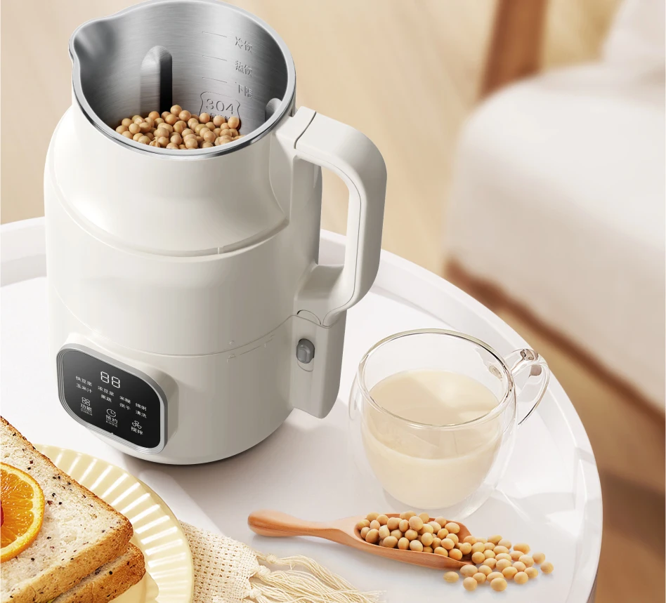 New Electric Soymilk Blender Auto Heating Food Processor for Household Use Soybean Milk Machine with Wall Breaking Feature
New Electric Soymilk Blender Auto Heating Food Processor for Household Use Soybean Milk Machine with Wall Breaking Feature