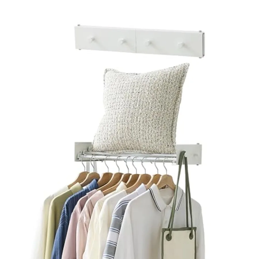 Clothes Dryg Rack, Laundry Hanger Dryer Rack, Wall Mounted Dryg Rack for Laundry, Foldable Dryg Rack door Outdoor,"Wide, 4 Alum
Clothes Dryg Rack, Laundry Hanger Dryer Rack, Wall Mounted Dryg Rack for Laundry, Foldable Dryg Rack door Outdoor,"Wide, 4 Alum