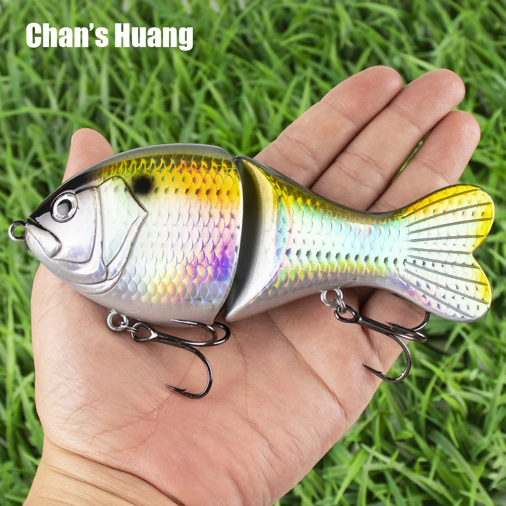 Chan's Huang 2PCS Glide Bait Fishing Lures 130MM / 5.11INCH Sinking Slider Segments Hard Bait Single Jointed Bluegill Swimbait
Chan's Huang 2PCS Glide Bait Fishing Lures 130MM / 5.11INCH Sinking Slider Segments Hard Bait Single Jointed Bluegill Swimbait