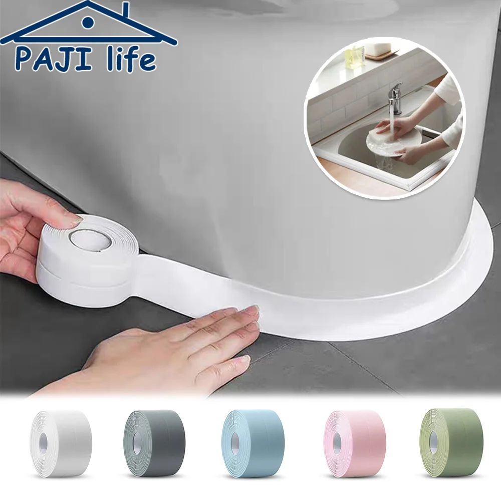 Caulk Tape Waterproof Self Sealing Tape PVC Caulking Strip for Bathroom Kitchen Shower Sink Countertop Floor Wall Edge Protector
Caulk Tape Waterproof Self Sealing Tape PVC Caulking Strip for Bathroom Kitchen Shower Sink Countertop Floor Wall Edge Protector