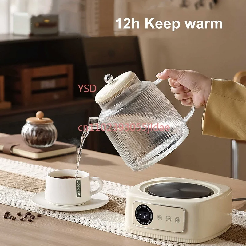 1.5L Temperature Adjust Glass Tea Maker Multifunctional Portable Electric Kettle Office Flower Teapot Heating Cup
1.5L Temperature Adjust Glass Tea Maker Multifunctional Portable Electric Kettle Office Flower Teapot Heating Cup