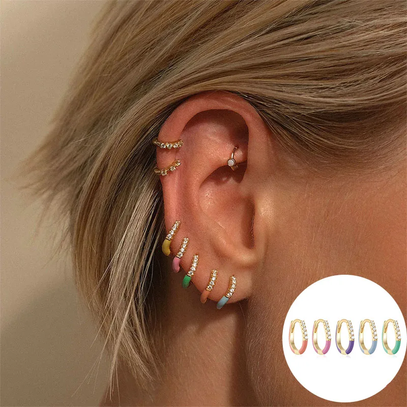 100% 925 Sterling Silver Zircon Geometric Earrings for Women Girl Irregular Drop Glaze Design Jewelry Party Gift Dropshipping
100% 925 Sterling Silver Zircon Geometric Earrings for Women Girl Irregular Drop Glaze Design Jewelry Party Gift Dropshipping