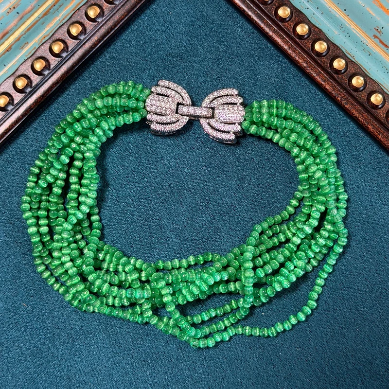 Vintage Green Glass Bead Bracelets Chain Twist Silver Color Beach Accessories Luxury Layered Jewelry For Women 2026 Trend
Vintage Green Glass Bead Bracelets Chain Twist Silver Color Beach Accessories Luxury Layered Jewelry For Women 2026 Trend