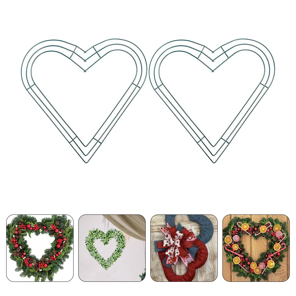 2 Pcs Garland Hoop Wreath Rings Heart Shaped Balloons Girl Frame DIY Iron Support for Crafts
2 Pcs Garland Hoop Wreath Rings Heart Shaped Balloons Girl Frame DIY Iron Support for Crafts
