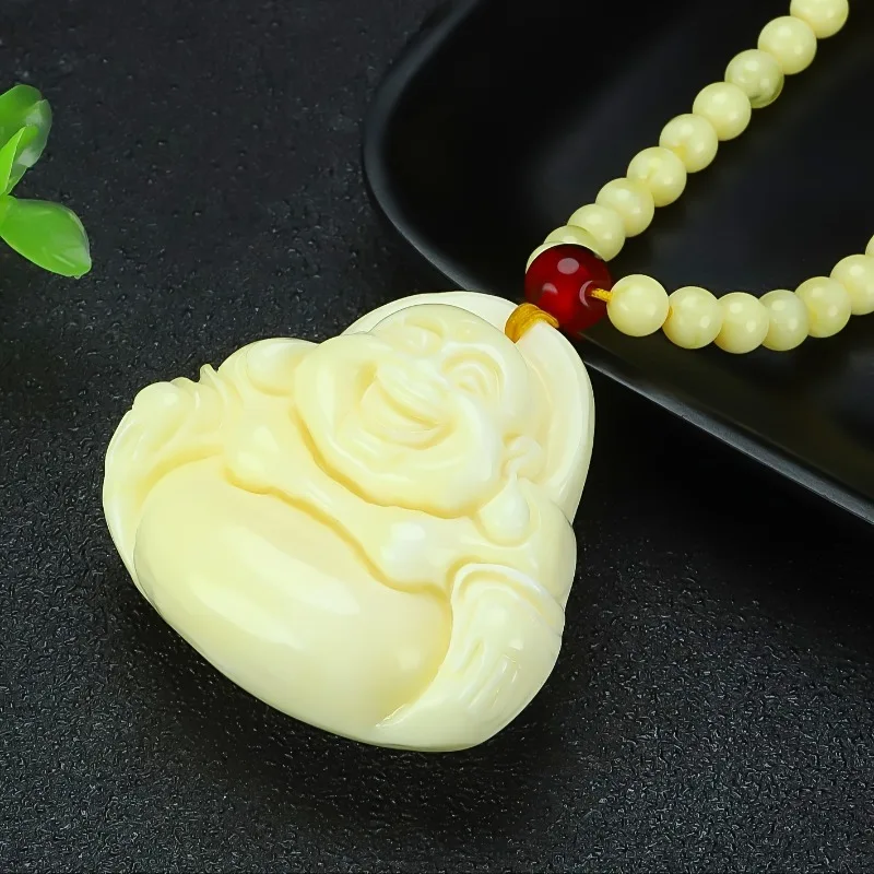 Elegant Amber Buddha Pendant Necklace, Classic Fashion Men's and Women's Necklaces
Elegant Amber Buddha Pendant Necklace, Classic Fashion Men's and Women's Necklaces