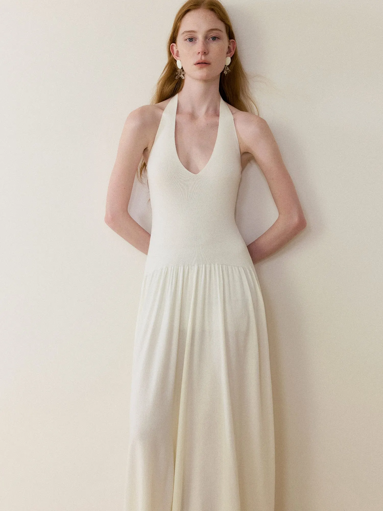 Lyocell Wool U-neck Neck Knitted Dress High-end Halter Dress Women Summer Dress Women 2026 Vestidos De Mujer
Lyocell Wool U-neck Neck Knitted Dress High-end Halter Dress Women Summer Dress Women 2026 Vestidos De Mujer
