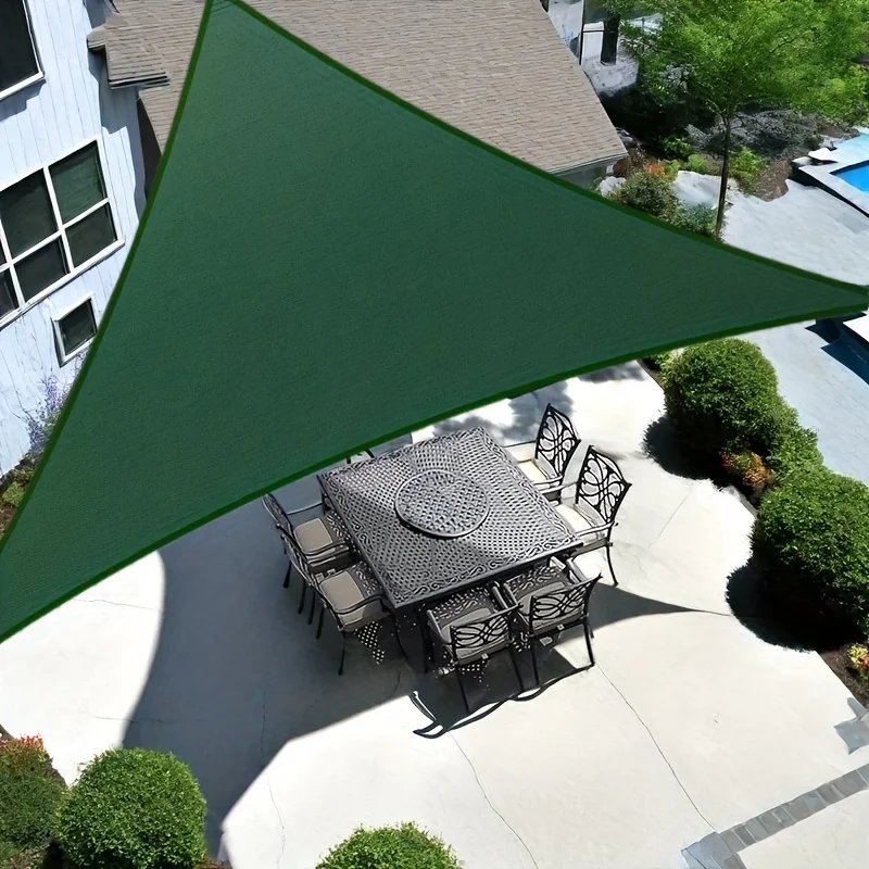 16' x 16' x 16' Sun Shade Sail Triangle Canopy, Permeable Shade Cloth Fabric Sunlight Block Patio Cover HDPE Deck Awning for Out
16' x 16' x 16' Sun Shade Sail Triangle Canopy, Permeable Shade Cloth Fabric Sunlight Block Patio Cover HDPE Deck Awning for Out