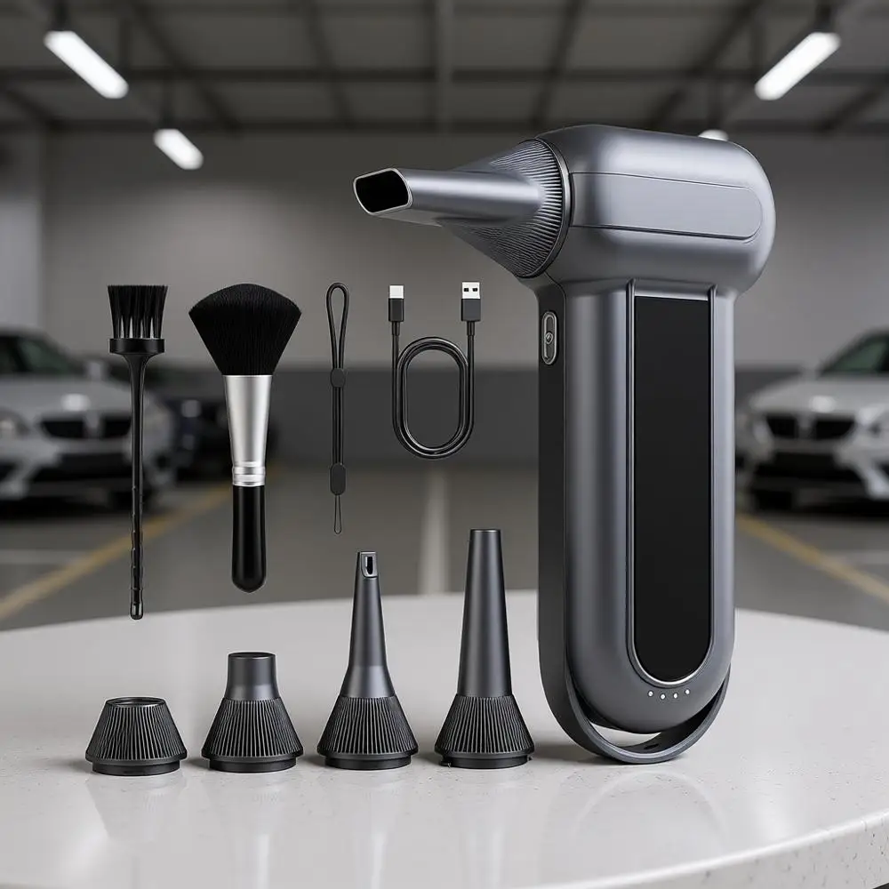 Электрический воздуходув - 150000 об/мин, сверхмощный беспроводной воздуходув, перезаряжаемый бесщеточный двигатель, долговечный нагнетатель, 3-ступенчатая регулировка
Электрический воздуходув - 150000 об/мин, сверхмощный беспроводной воздуходув, перезаряжаемый бесщеточный двигатель, долговечный нагнетатель, 3-ступенчатая регулировка