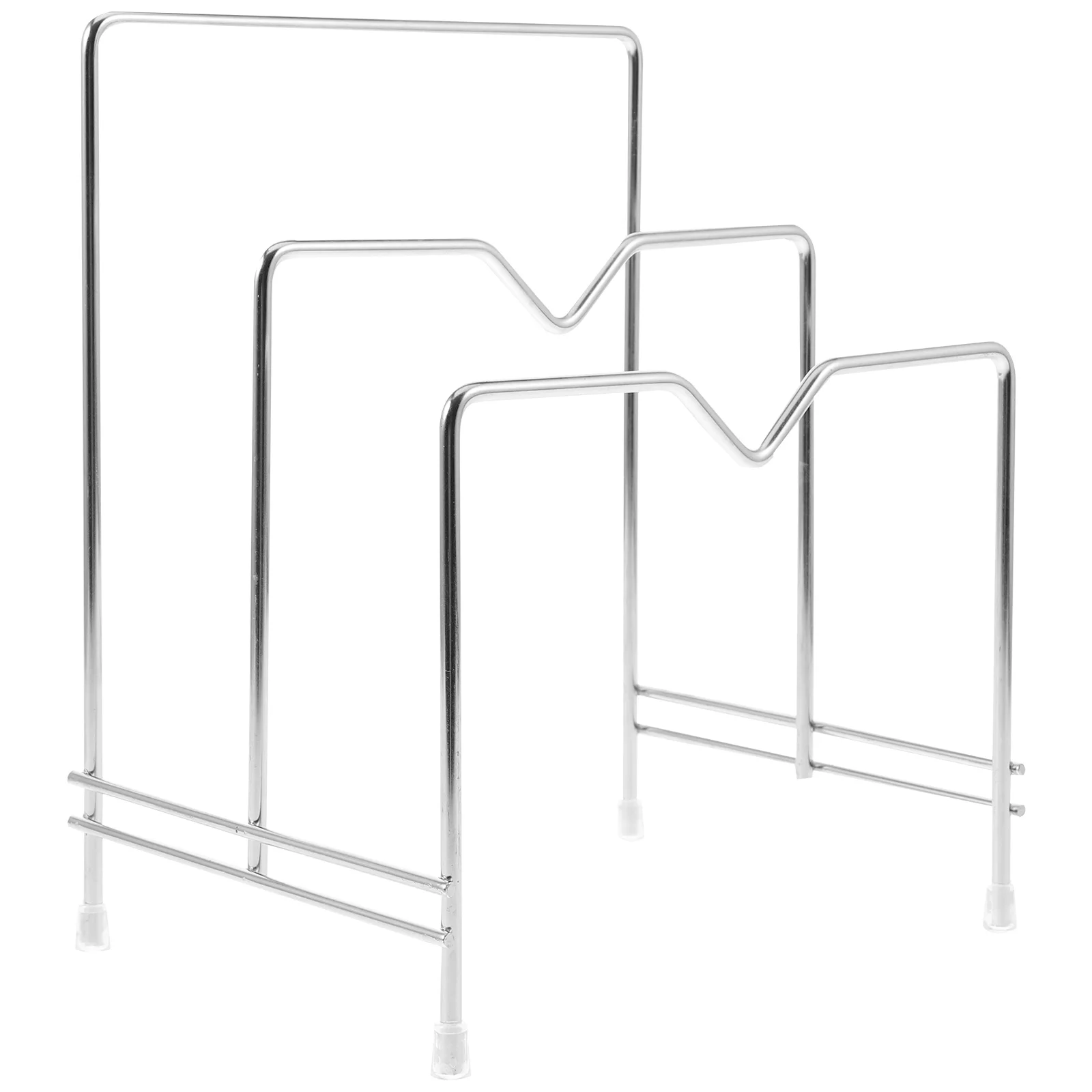Multifunctional Cutting ganizer 2 Layer Silver Pot Lid Holder Rack Cutting Board Rack Storage Dry Healthy Kitchen Tool
Multifunctional Cutting ganizer 2 Layer Silver Pot Lid Holder Rack Cutting Board Rack Storage Dry Healthy Kitchen Tool