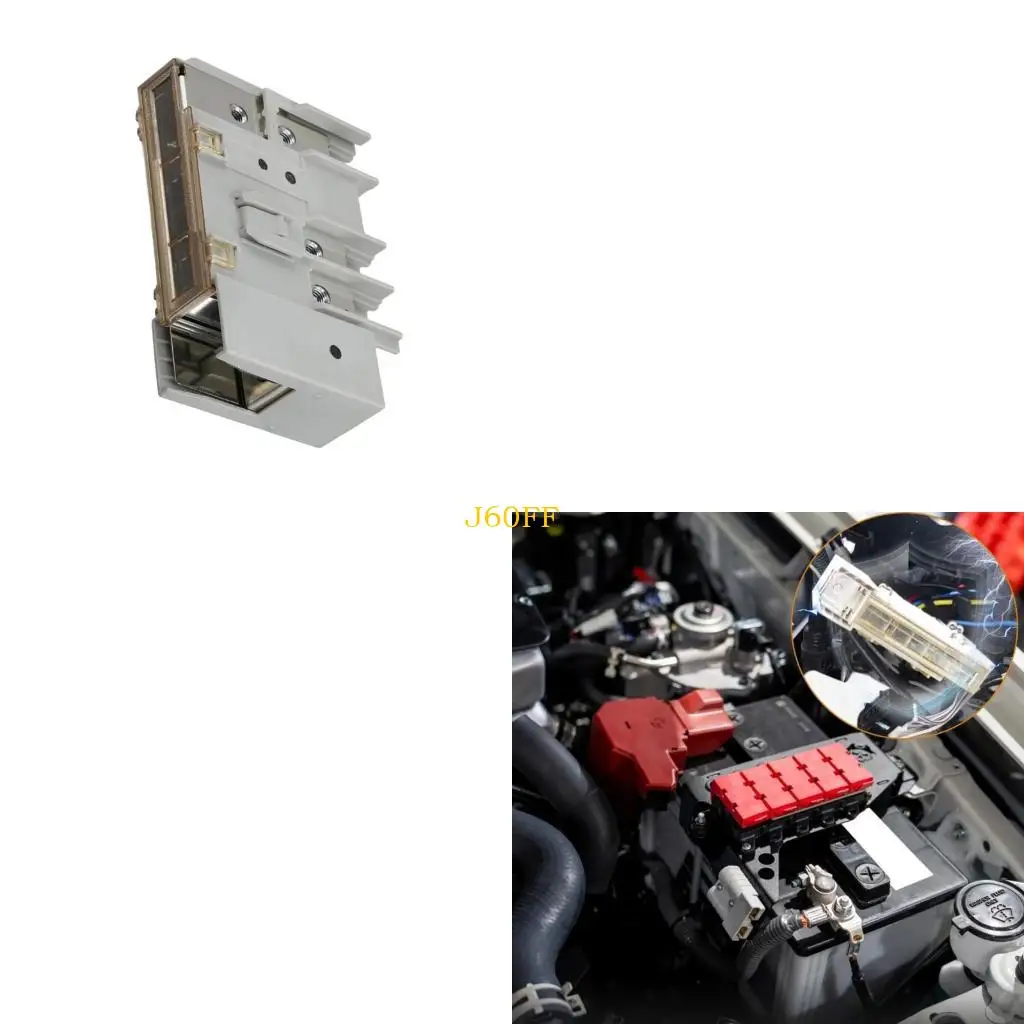 J60F Automotive Electrical Fuses Block Assembly 180A Main 150A Auxiliary Electrical System Fuses Block for Automotives SUVs 
J60F Automotive Electrical Fuses Block Assembly 180A Main 150A Auxiliary Electrical System Fuses Block for Automotives SUVs