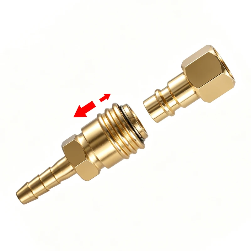 RV Gas Connector Quick-Connect Fitting 8 Mm Quick-Release Gas Connector Tail Pipe RV, Barbecue, Campervan
RV Gas Connector Quick-Connect Fitting 8 Mm Quick-Release Gas Connector Tail Pipe RV, Barbecue, Campervan
