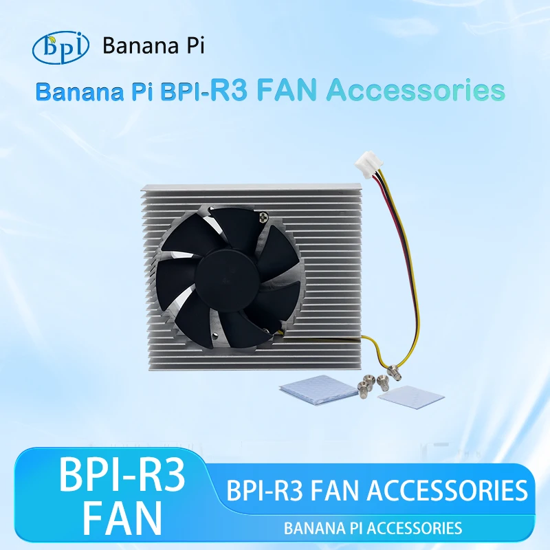 Banana Pi BPI-R3 Fan Heat Sink for BPI-R3 Accessories