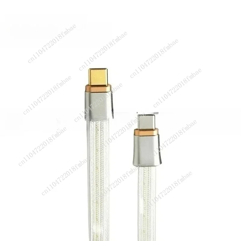 Four-Wire Parallel Design, 10/25/45cm,TC19CC Flagship Pure Silver USB-C To USB-C OTG Digital Signal Cable
Four-Wire Parallel Design, 10/25/45cm,TC19CC Flagship Pure Silver USB-C To USB-C OTG Digital Signal Cable