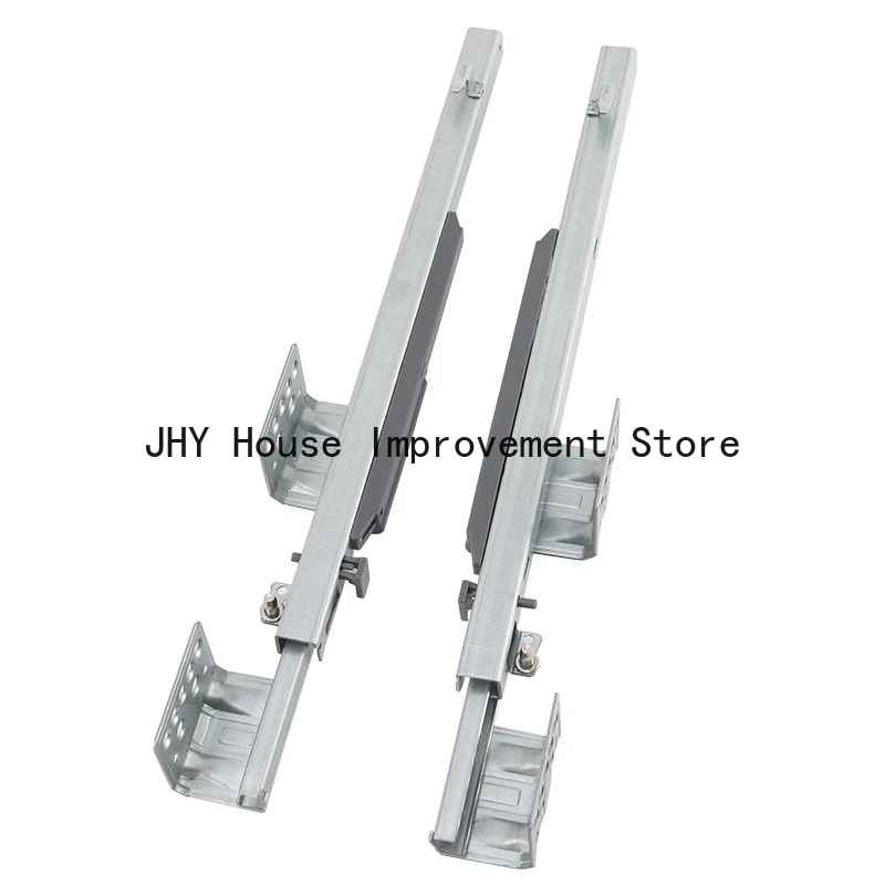 Drawer Two-section Full-pull Buffer Rail Bottom with Latch Hidden Track Buffer Silent Thickened Guide Rail Slide Furniture
Drawer Two-section Full-pull Buffer Rail Bottom with Latch Hidden Track Buffer Silent Thickened Guide Rail Slide Furniture