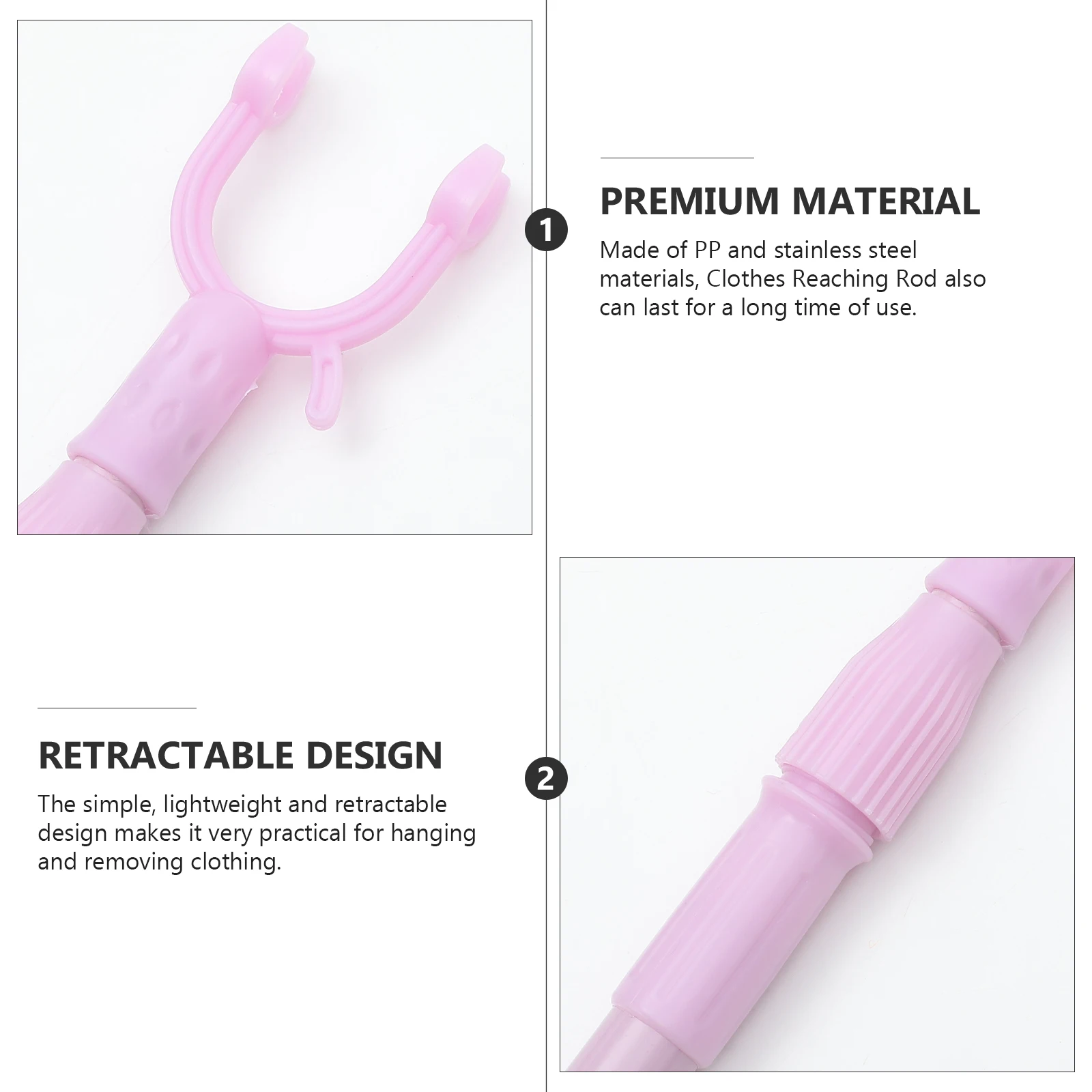 5pcs Retractable Clothesline Rods 56 96CM PP Material Adjustable Balcony Sticks Clothes Drying Supply Wardrobe Frame
5pcs Retractable Clothesline Rods 56 96CM PP Material Adjustable Balcony Sticks Clothes Drying Supply Wardrobe Frame