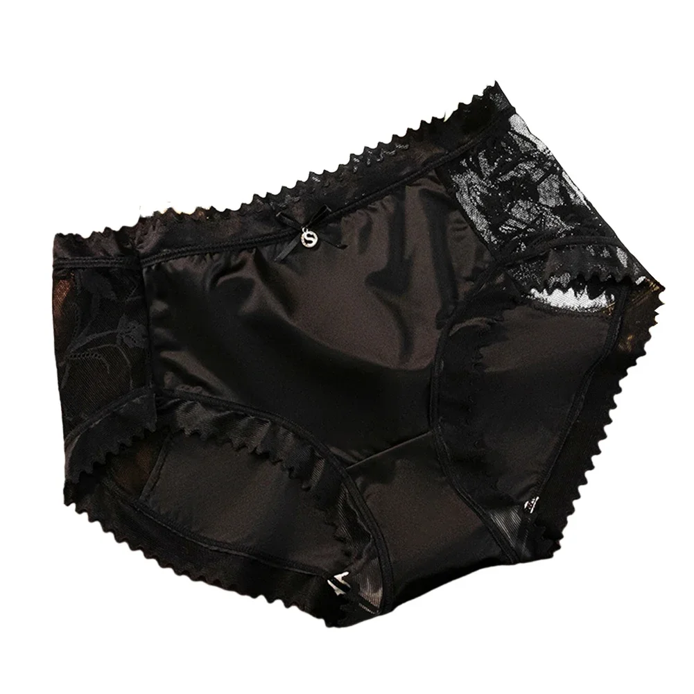 Seamless Satin Panties for Women Sexy Lace Details Luxury Style Design Regular Fit All Season Breathable Underwear
Seamless Satin Panties for Women Sexy Lace Details Luxury Style Design Regular Fit All Season Breathable Underwear