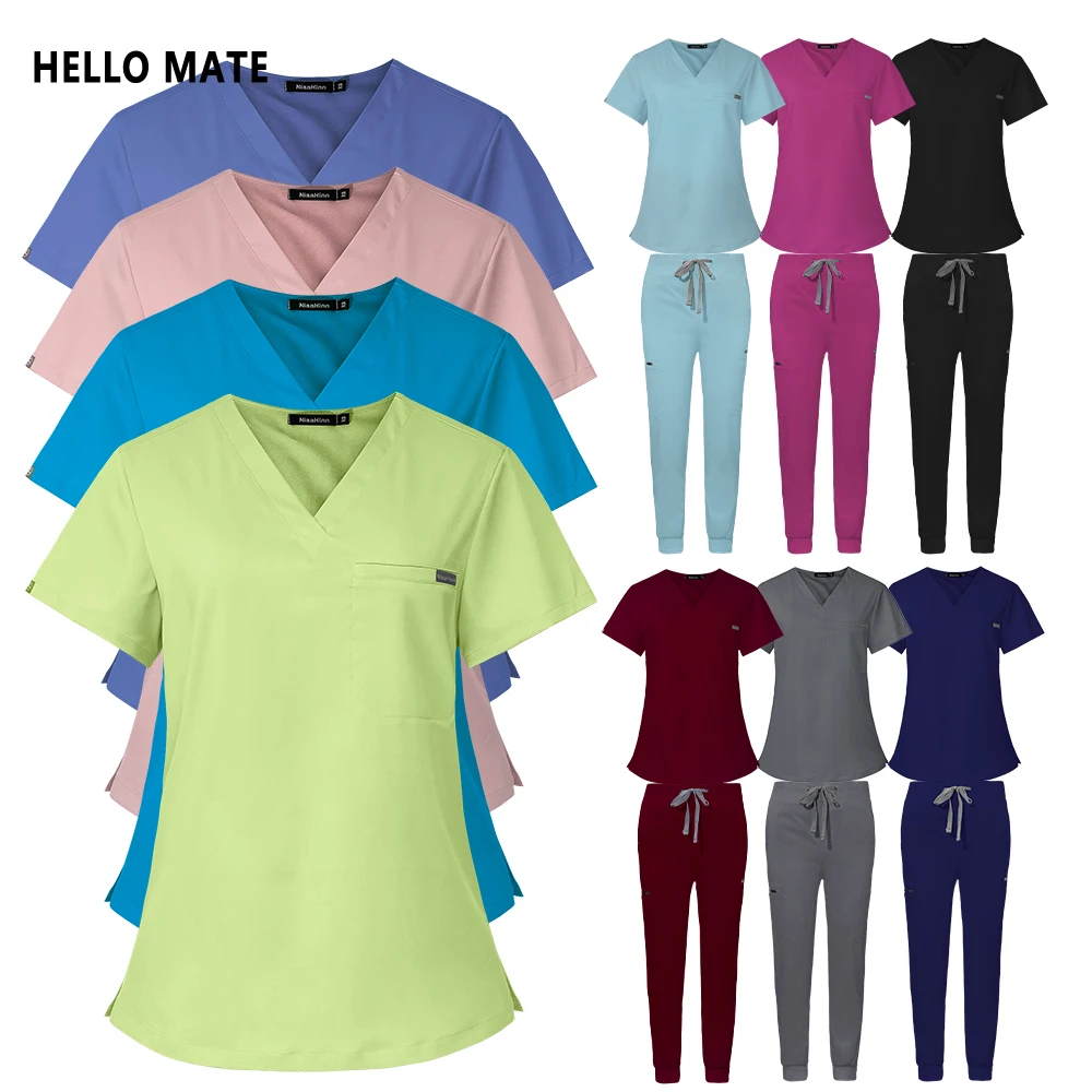 Nurse Uniform Woman Men Hospital Doctor Work Clothes Medical Nursing Top Jogging Pants Pet Workshop Uniforms Beauty SPA Workwear
Nurse Uniform Woman Men Hospital Doctor Work Clothes Medical Nursing Top Jogging Pants Pet Workshop Uniforms Beauty SPA Workwear