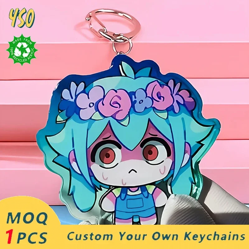 YSO CNC Diamond Cut DIY Custom Your Own Design Anime Cartoon Wholesale 8mm Thick Acrylic Keychain Plastic Charms
YSO CNC Diamond Cut DIY Custom Your Own Design Anime Cartoon Wholesale 8mm Thick Acrylic Keychain Plastic Charms