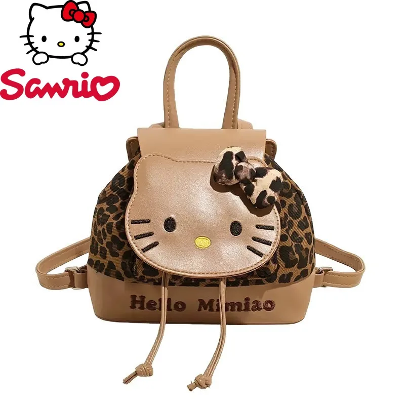 Hello Kitty's New Mini Backpack 3D Cartoon Cute Women's Mini Backpack PU Leopard Print Fashion Casual Flip Mini Girl Backpack
Hello Kitty's New Mini Backpack 3D Cartoon Cute Women's Mini Backpack PU Leopard Print Fashion Casual Flip Mini Girl Backpack