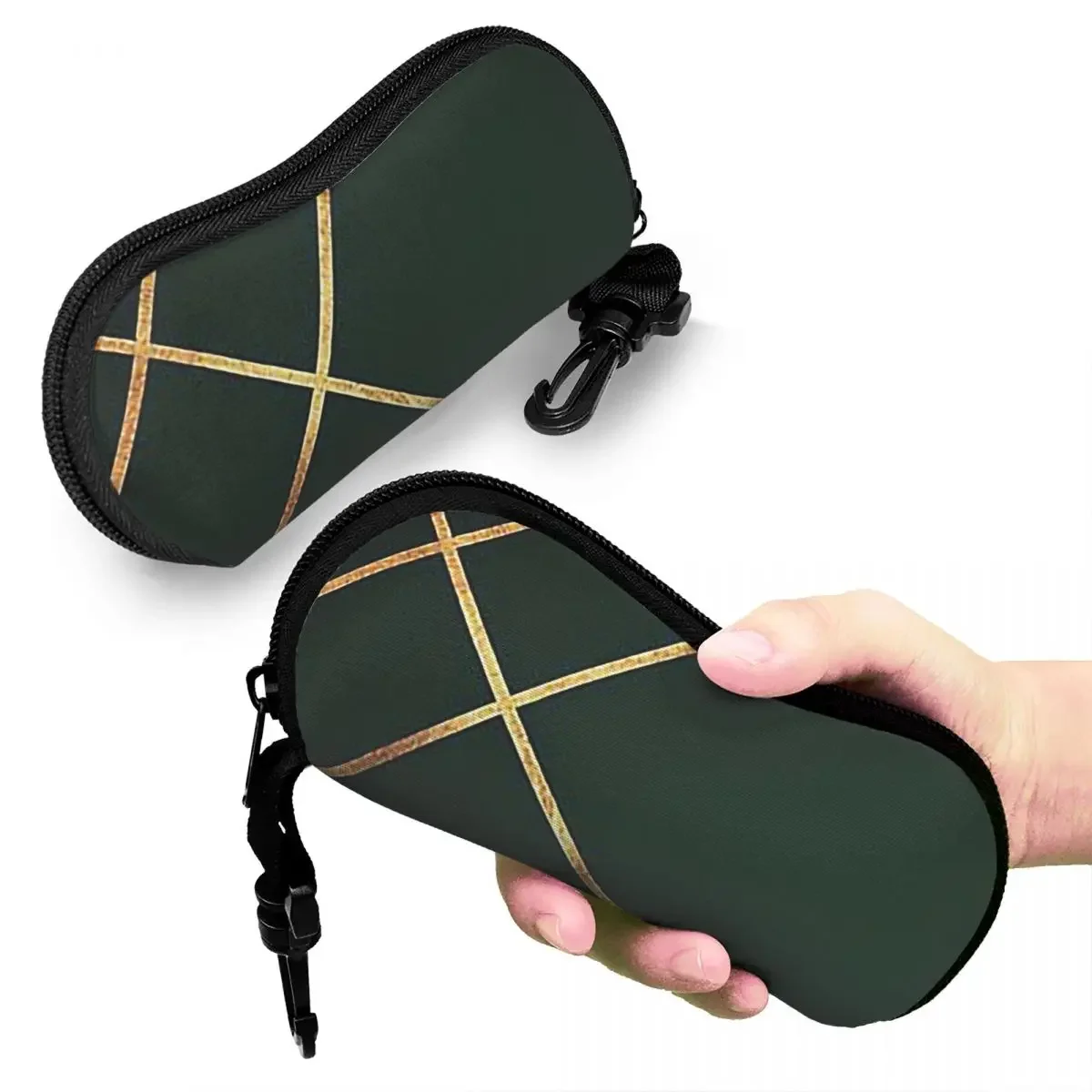 Minimalist Dark Green And Gold Lin Shell Glasses Case Portable Sunglasses Box Women Men Soft Eyeglass Bag Pouch
Minimalist Dark Green And Gold Lin Shell Glasses Case Portable Sunglasses Box Women Men Soft Eyeglass Bag Pouch