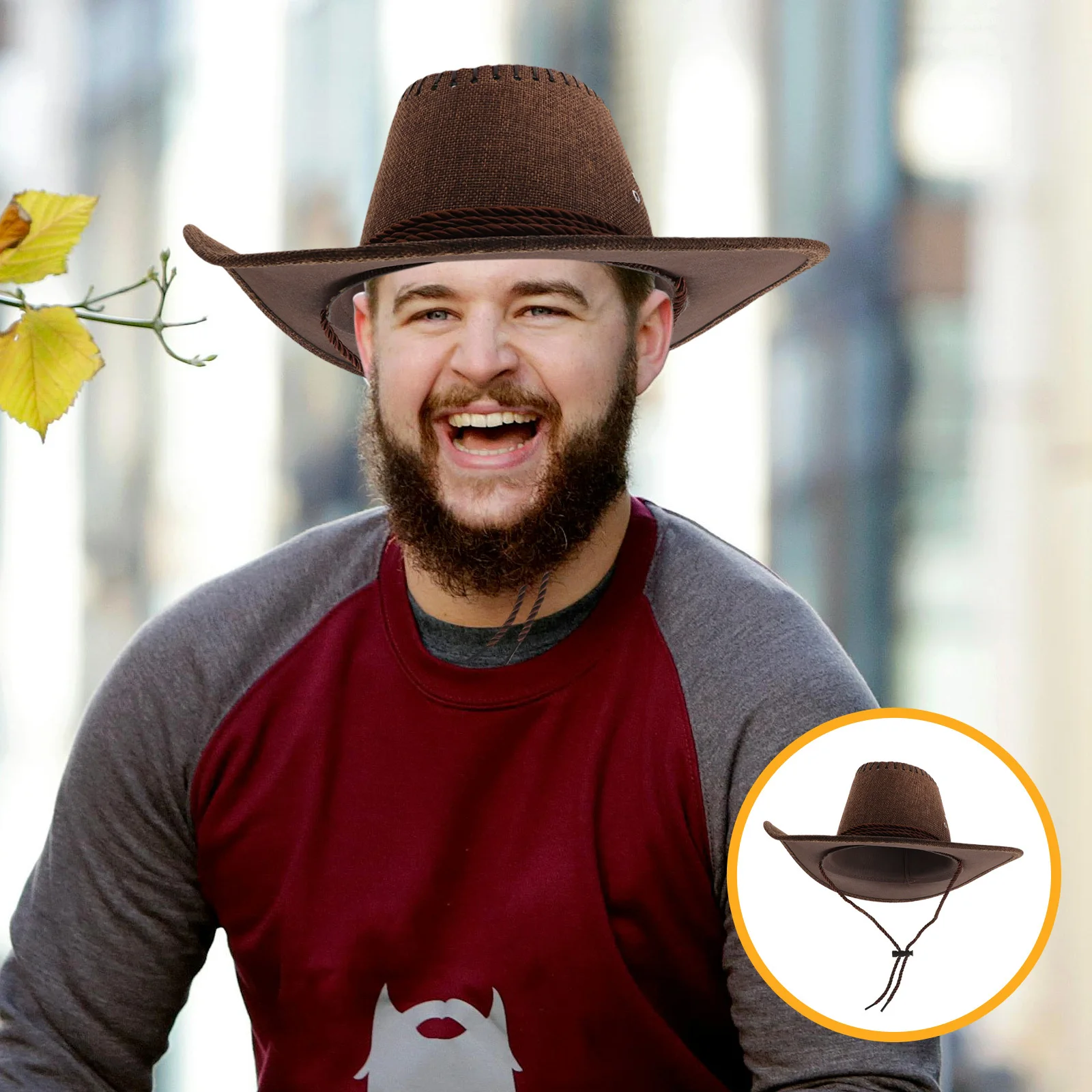 Foldable Men's Western Cowboy Hat Straw Woven Wide Brim Sun Hat Travel Beach Party Cowgirl Cowboy Hats for Women Western
Foldable Men's Western Cowboy Hat Straw Woven Wide Brim Sun Hat Travel Beach Party Cowgirl Cowboy Hats for Women Western