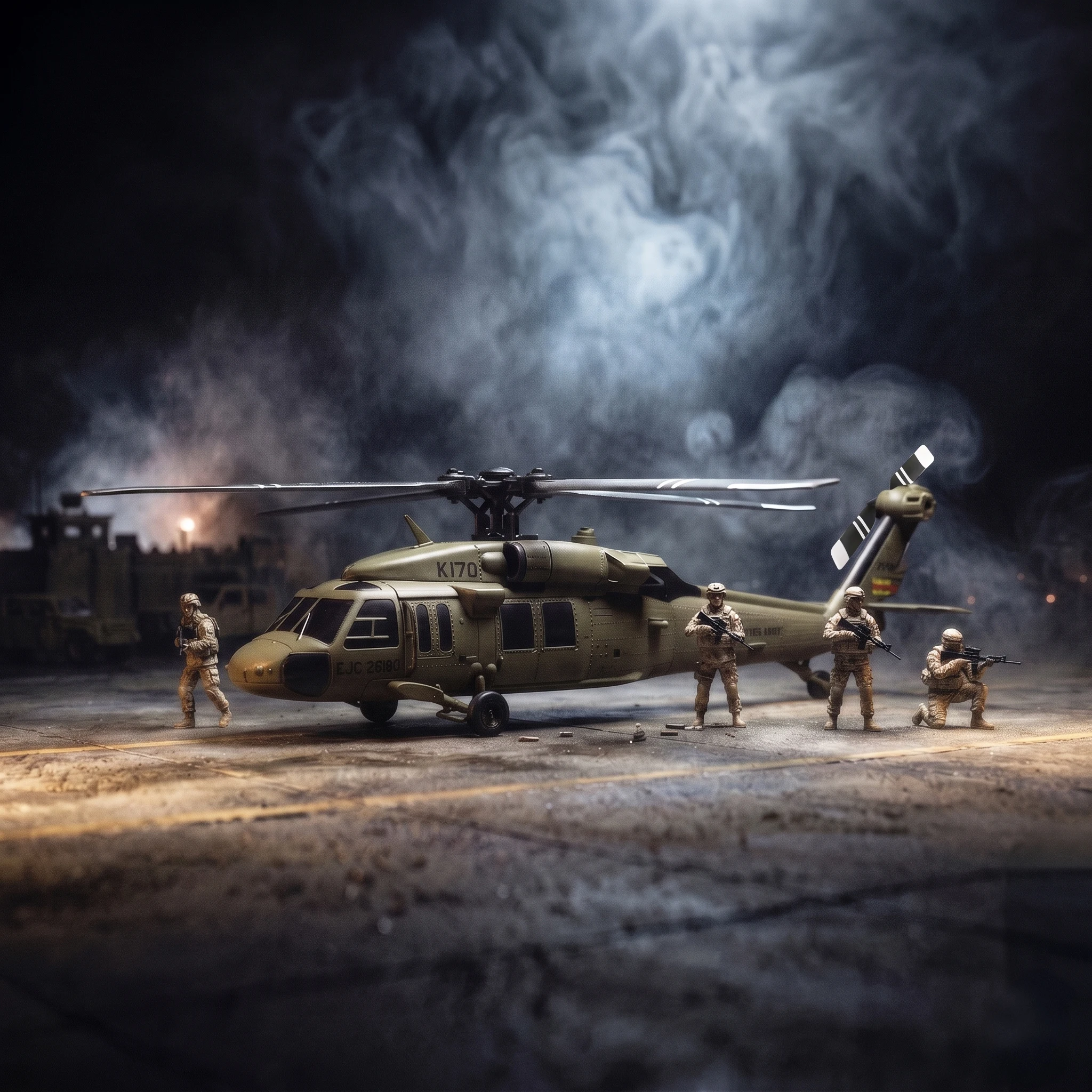 WLtoys K170 Brushless 4-CH RC Helicopter,Full-Scale UH60L Black Hawk,6-Axis Gyroscope, One Key Take-Off/Landing with 3 Batteries
WLtoys K170 Brushless 4-CH RC Helicopter,Full-Scale UH60L Black Hawk,6-Axis Gyroscope, One Key Take-Off/Landing with 3 Batteries