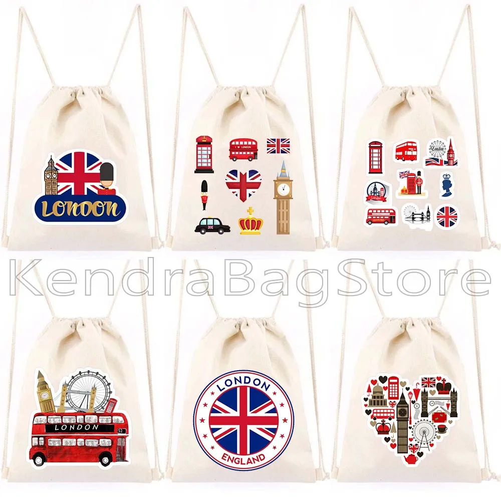 London Skyline Landmark Bus Taxi Telephone Box Guard St Pauls and Big Ben UK Canvas Drawstring Bags Soccer Backpack Gym Sackpack
London Skyline Landmark Bus Taxi Telephone Box Guard St Pauls and Big Ben UK Canvas Drawstring Bags Soccer Backpack Gym Sackpack