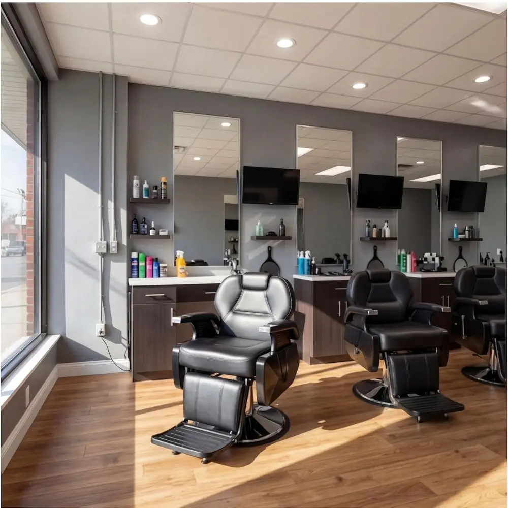 Hydraulic Barber Chair, 21 Wide Styling Chairs for Salon with 450 LBS Capacity, 135 Recline Tattoo and Makeup Chair, Black
Hydraulic Barber Chair, 21 Wide Styling Chairs for Salon with 450 LBS Capacity, 135 Recline Tattoo and Makeup Chair, Black