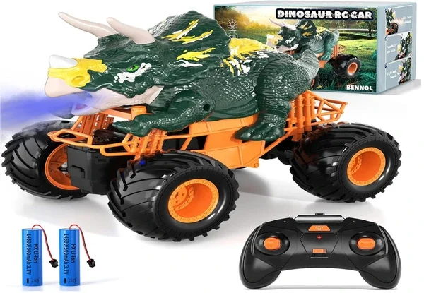 Радиоуправляемые игрушки-грузовики для детей 3-5 и 4-7 лет, 2.4ГГц RC машинки-динозавры со светом, звуком и функцией распыления
Радиоуправляемые игрушки-грузовики для детей 3-5 и 4-7 лет, 2.4ГГц RC машинки-динозавры со светом, звуком и функцией распыления
