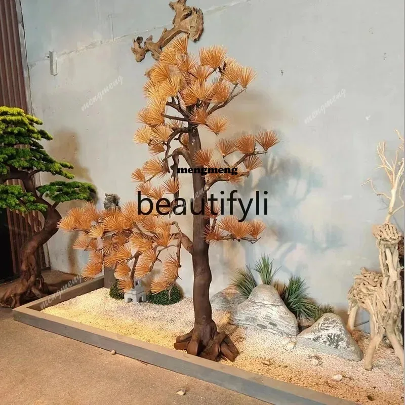 Simulated welcome pine tree modeling tree landscape indoor fake tree new Chinese zen ornamentN
Simulated welcome pine tree modeling tree landscape indoor fake tree new Chinese zen ornamentN