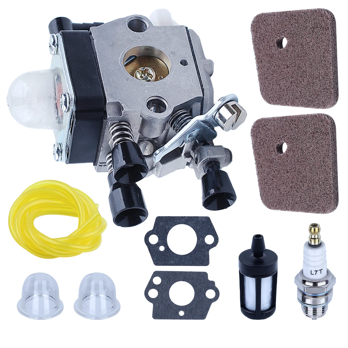 String Trimmer Carburetor Air Fuel Filter 10pcs Kit For Stihl FS38 HS45 FS45 FC55 FS310 4228 120 0608 with Air Filter
String Trimmer Carburetor Air Fuel Filter 10pcs Kit For Stihl FS38 HS45 FS45 FC55 FS310 4228 120 0608 with Air Filter