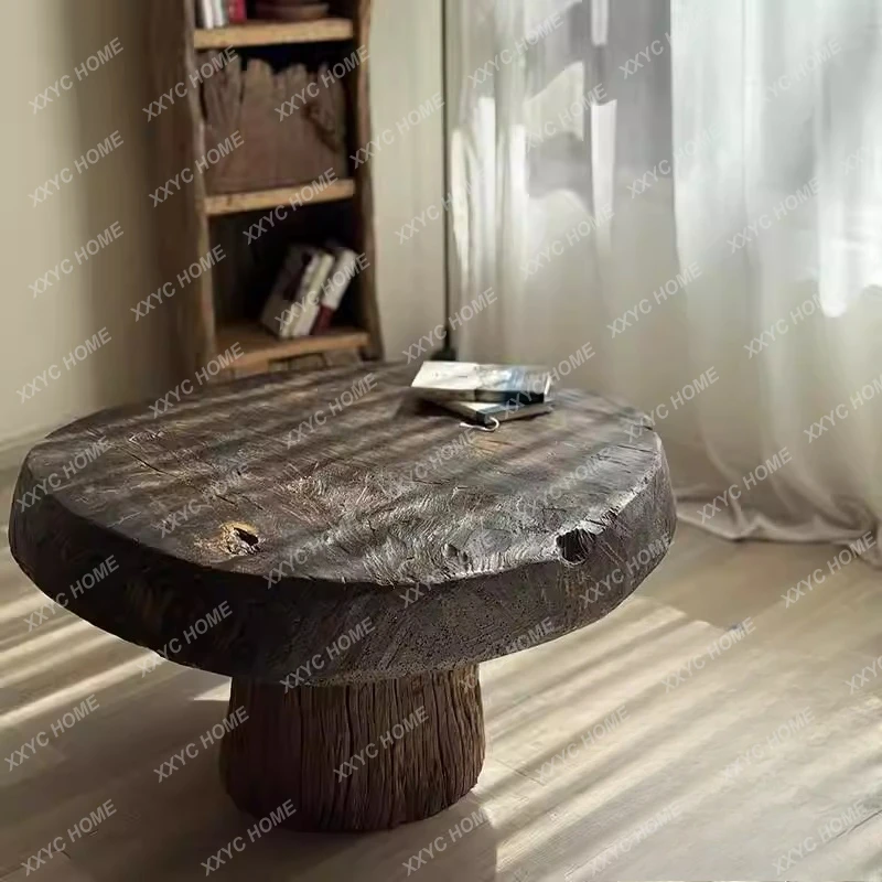 TT Medieval style special-shaped coffee table insect eye art round table soft decoration indoor household log round table
TT Medieval style special-shaped coffee table insect eye art round table soft decoration indoor household log round table