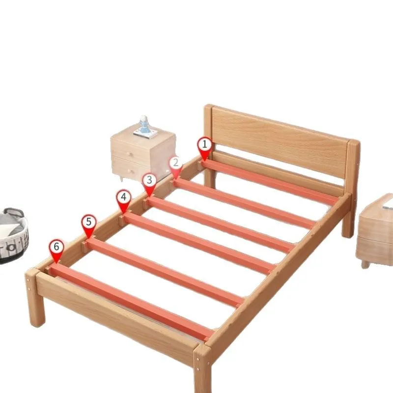 Solid wood children's bed boys and girls simple adult solid wood bed household log beech
Solid wood children's bed boys and girls simple adult solid wood bed household log beech