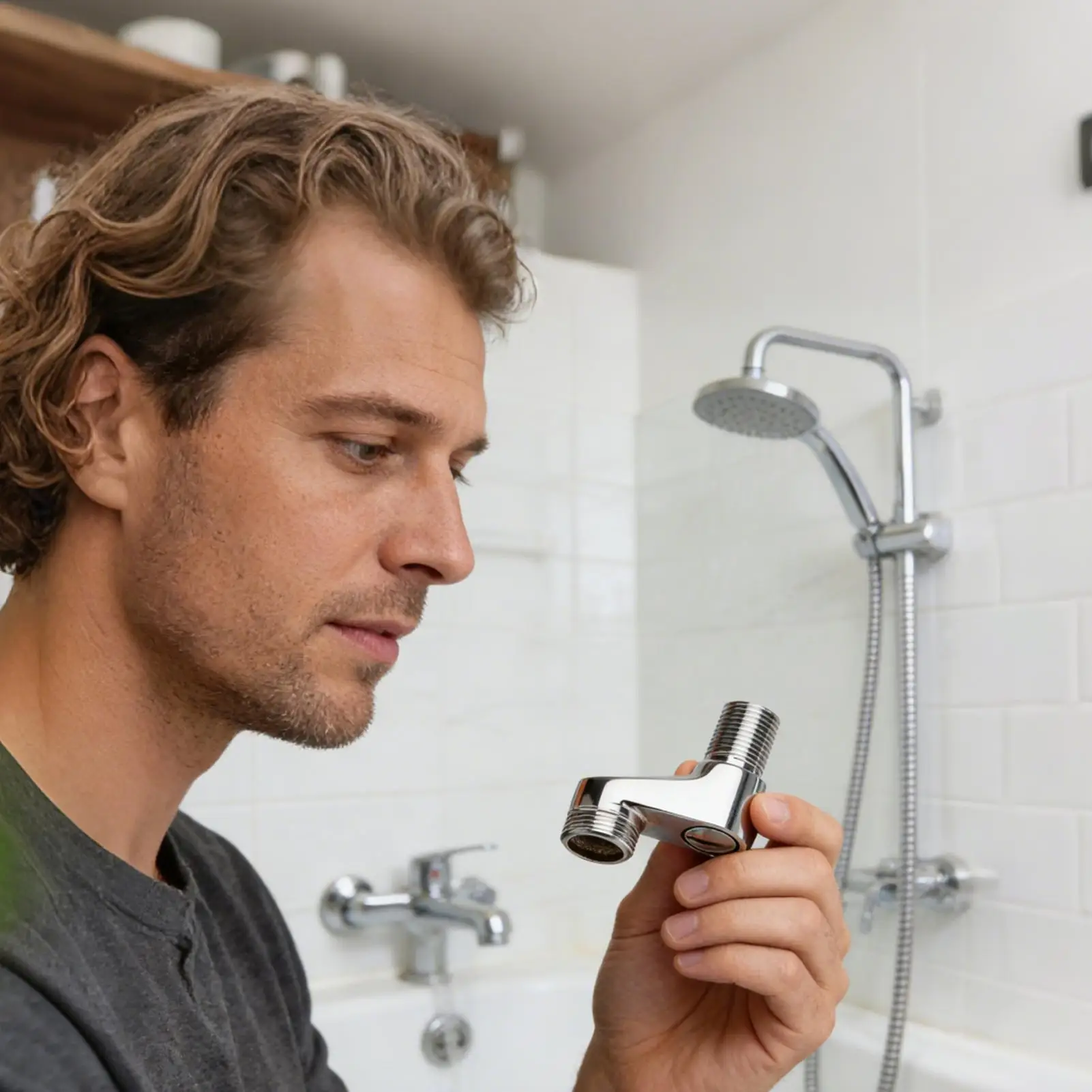 Bathtub Faucet Shower Adapter Adjustable Angle Valve Replacement Connector Shower Head Extender For Home Improvement Kitchen
Bathtub Faucet Shower Adapter Adjustable Angle Valve Replacement Connector Shower Head Extender For Home Improvement Kitchen