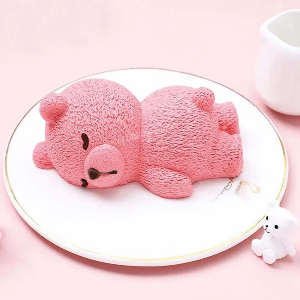 Dessert Tool Cake Mold Sleeping Bear Mold Food Grade Baking Tool Pudding Mold Mousse Cute Candle Mould DIY
Dessert Tool Cake Mold Sleeping Bear Mold Food Grade Baking Tool Pudding Mold Mousse Cute Candle Mould DIY