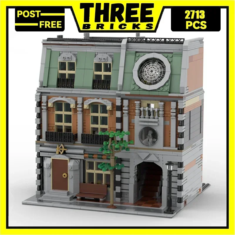 Знаменитые фильмы Moc, строительные блоки, Sanctorum, архитектурная модель, технология, кирпичи, вид на городскую улицу, игрушки «сделай сам» для детей
Знаменитые фильмы Moc, строительные блоки, Sanctorum, архитектурная модель, технология, кирпичи, вид на городскую улицу, игрушки «сделай сам» для детей