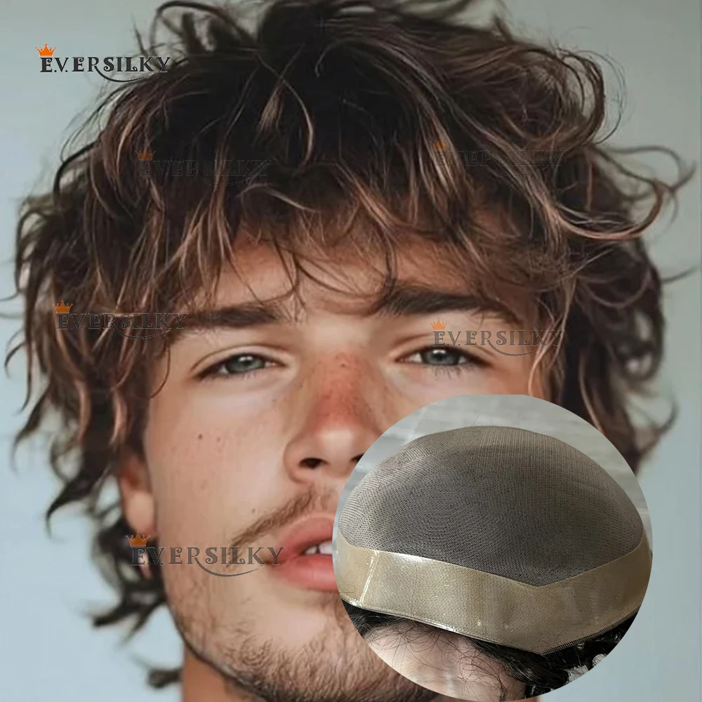 Men 28mm Curly Human Hair Toupee Blond Hair Durable Fine MONO NPU Base Replacement Capillary Prosthesi r 20mm Curl100% Human Hai
Men 28mm Curly Human Hair Toupee Blond Hair Durable Fine MONO NPU Base Replacement Capillary Prosthesi r 20mm Curl100% Human Hai