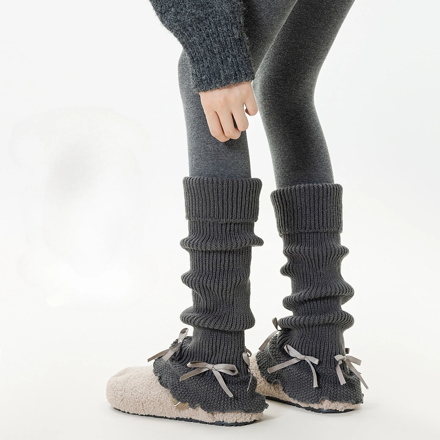 Bow Stacking Socks Cover Women's Autumn and Winter Socks Cover Thin Fashion Warm Ballet Style Knitted Leggings Socks Cover
Bow Stacking Socks Cover Women's Autumn and Winter Socks Cover Thin Fashion Warm Ballet Style Knitted Leggings Socks Cover