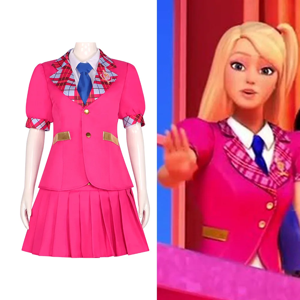 Barbie's Charm Princess Academy Cosplay Costume - Sofia School Uniform Cosplay Female Halloween Anime Character Role Play
Barbie's Charm Princess Academy Cosplay Costume - Sofia School Uniform Cosplay Female Halloween Anime Character Role Play